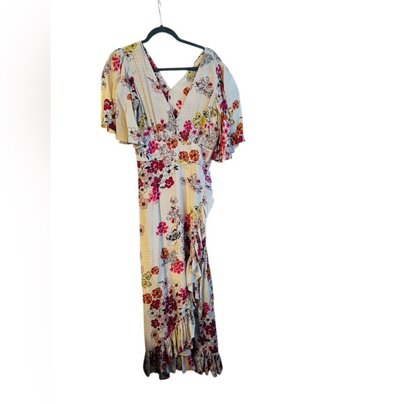 TiMO floral midi dress Size- size medium - Picture 3 of 5